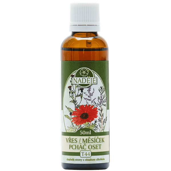 Naděje Vřes / Pcháč oset / Měsíček tinktura z bylin 50 ml